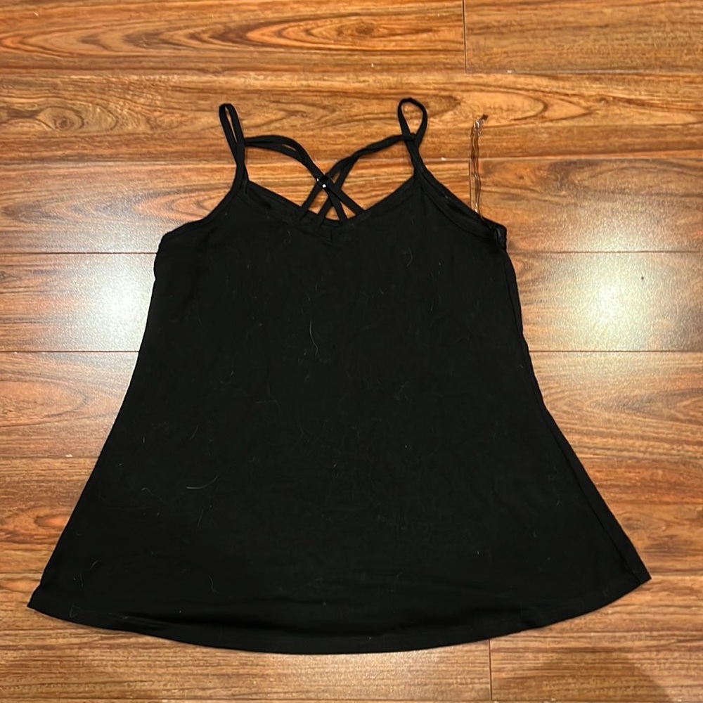 Warehouse one black tank top